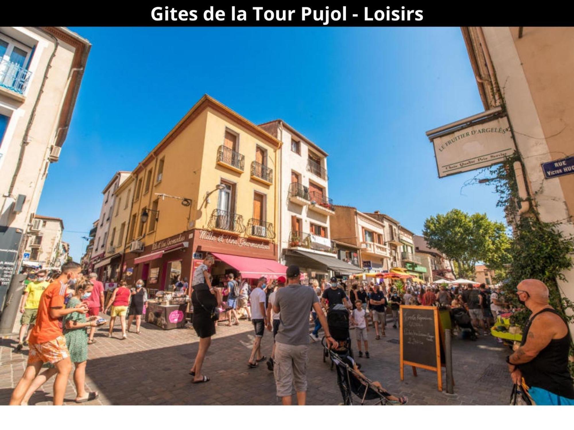 Les Gites De La Tour Pujol Argelès-sur-Mer Exteriör bild