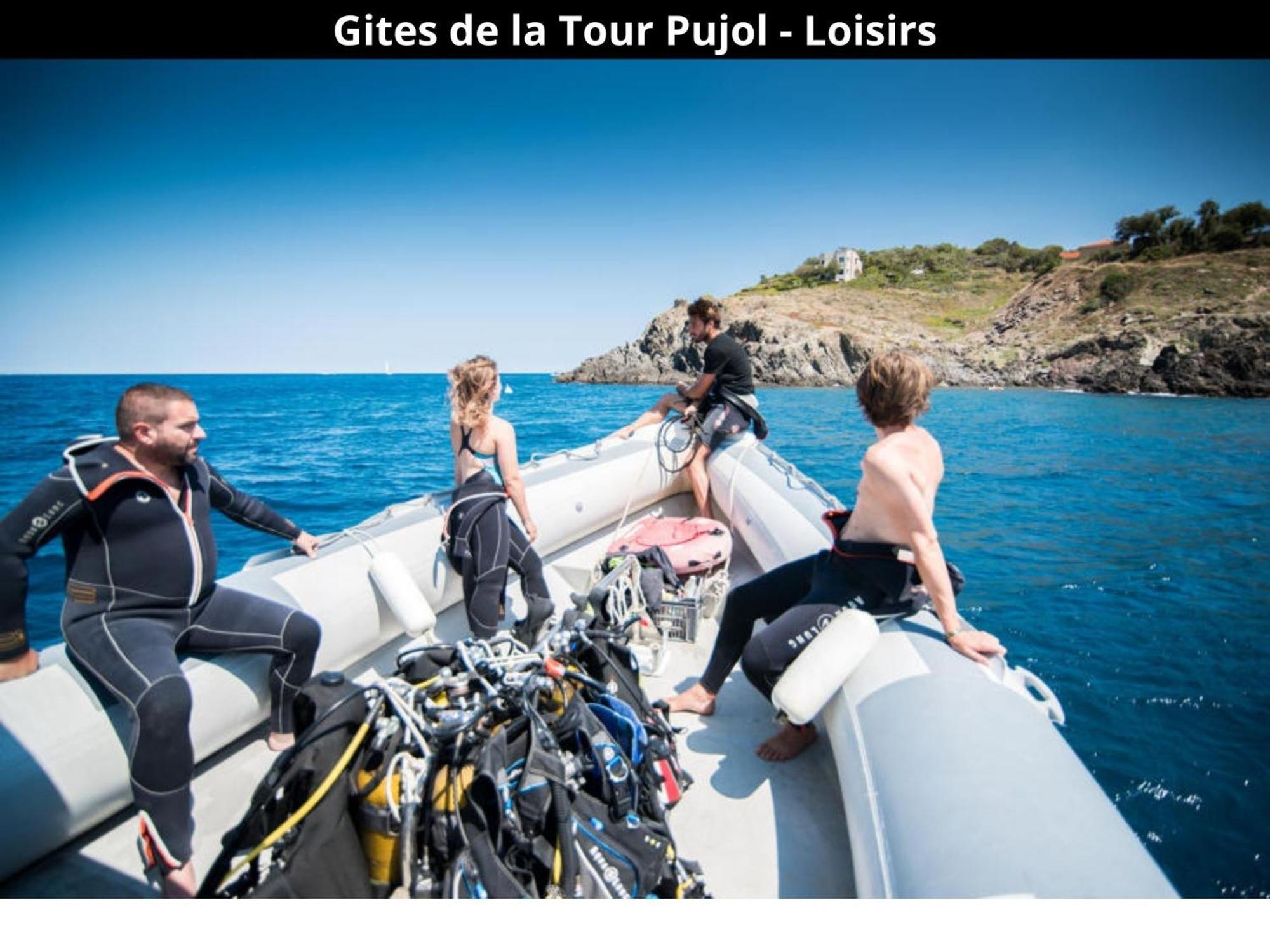 Les Gites De La Tour Pujol Argelès-sur-Mer Exteriör bild