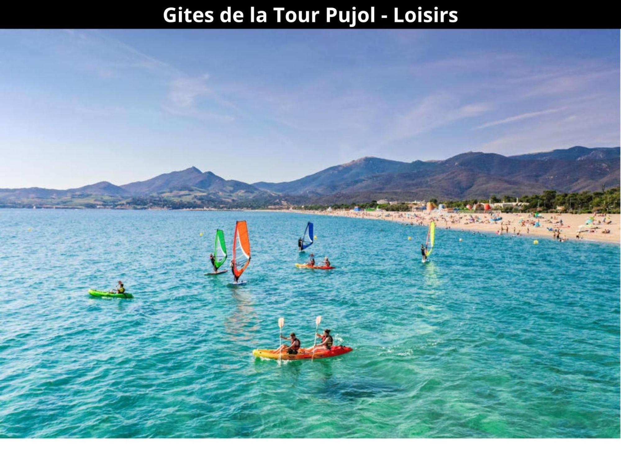 Les Gites De La Tour Pujol Argelès-sur-Mer Exteriör bild