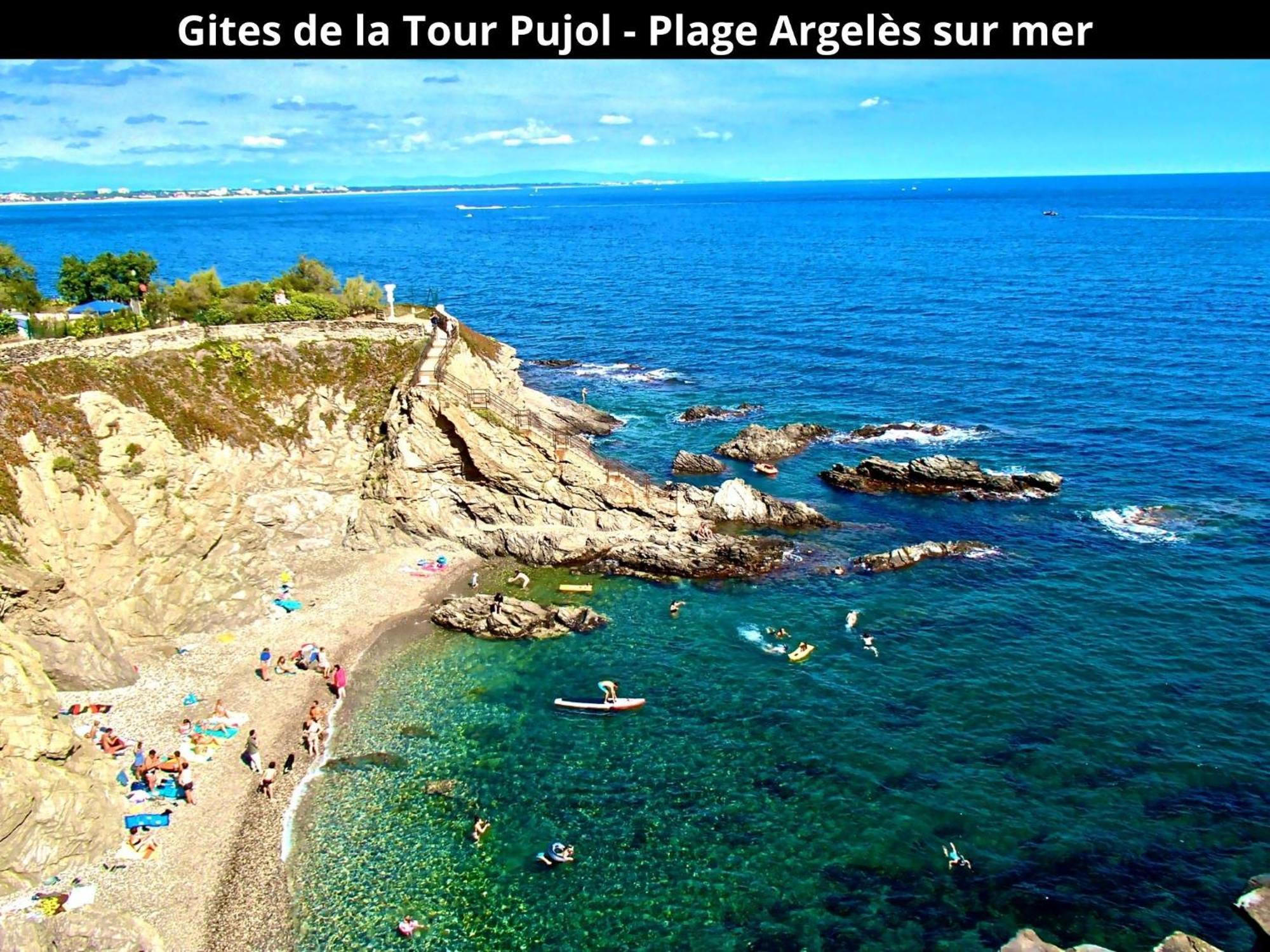 Les Gites De La Tour Pujol Argelès-sur-Mer Exteriör bild